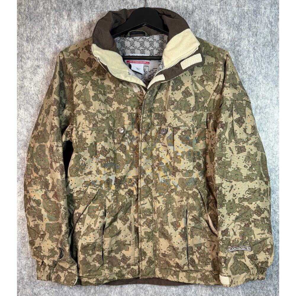 Columbia Convert Kids Camo Fleece Lined XL (14/16) Snowboarding Jacket